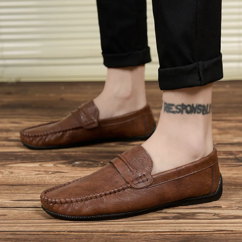 

Sneakers Casual Shoes Casual Male Shoe Zapatillas Informales Hombre Shoes Comfortable Men Breathable Black Summer Leather Man