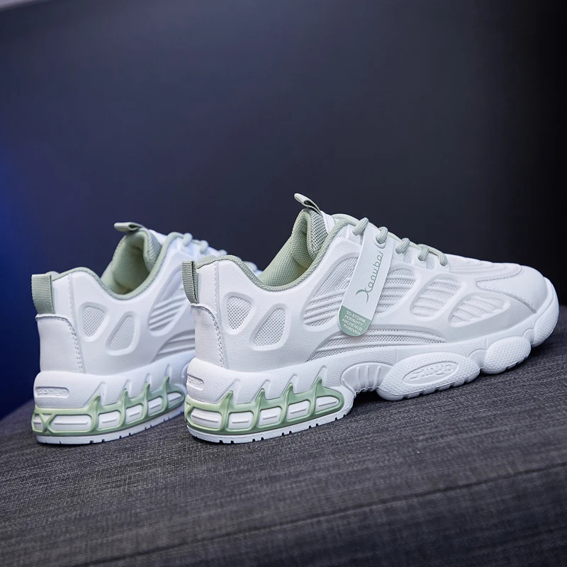 Женские кроссовки на массивной платформе Begocool белые модные дизайнерские толстой