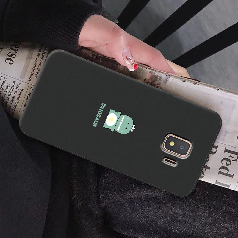 Чехол для Samsung J2 Core чехол J 2 Мультяшные милые чехлы телефонов с динозавром SM J260F 5 0