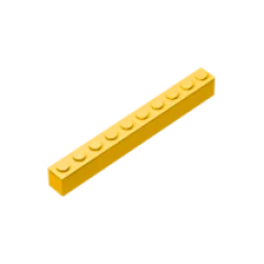 BuildMOC 6111 кирпич 1x10 для строительных блоков детали сделай сам развивающие