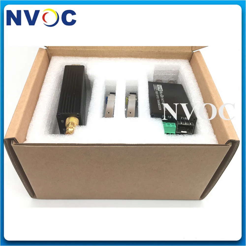 HD 3G 6G 12G-SDI мини волоконно-оптический приемопередатчик с выходом Tally и Loop out 3840*2160 @ 60
