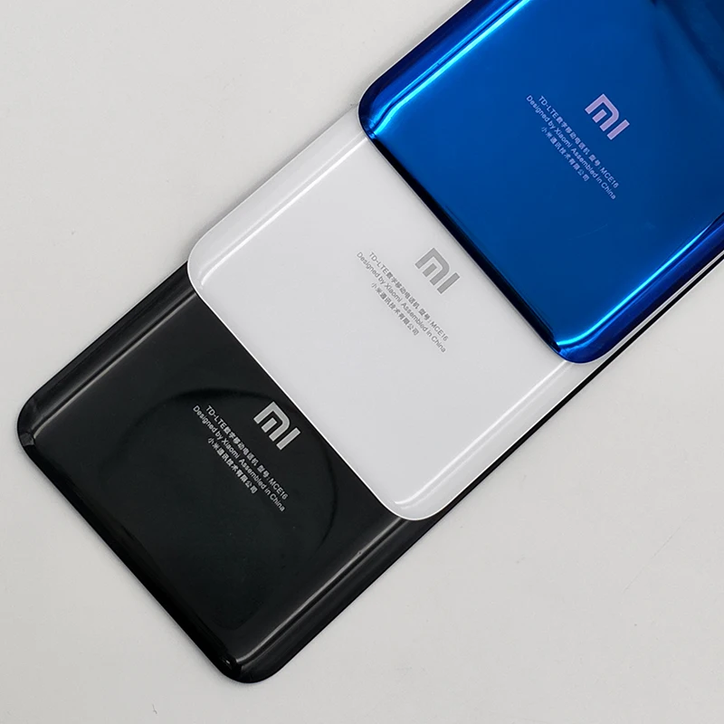 Оригинальный прозрачный стеклянный чехол для Xiaomi Mi6 задняя крышка батарейного