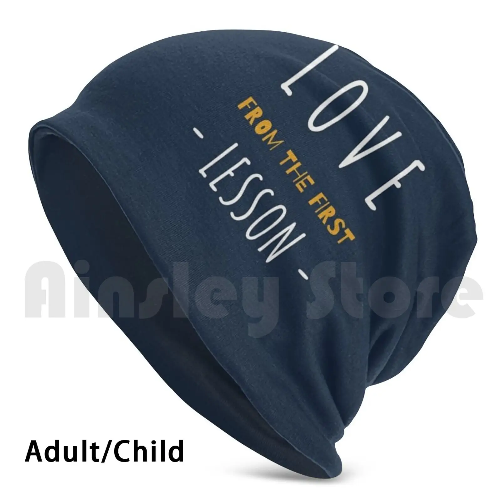 

Love From The First Lesson Beanie Hedging Cap DIY Print Cushion Teaching Teacher School Funny Teach Teachers Educator