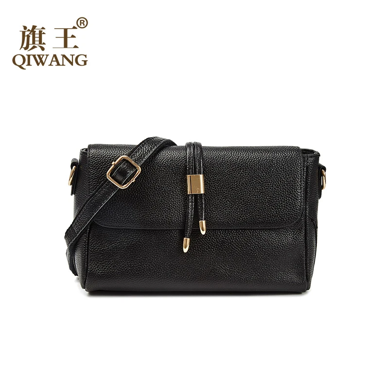 Мягкие женские сумки через плечо из 100% воловьей кожи простая Большая