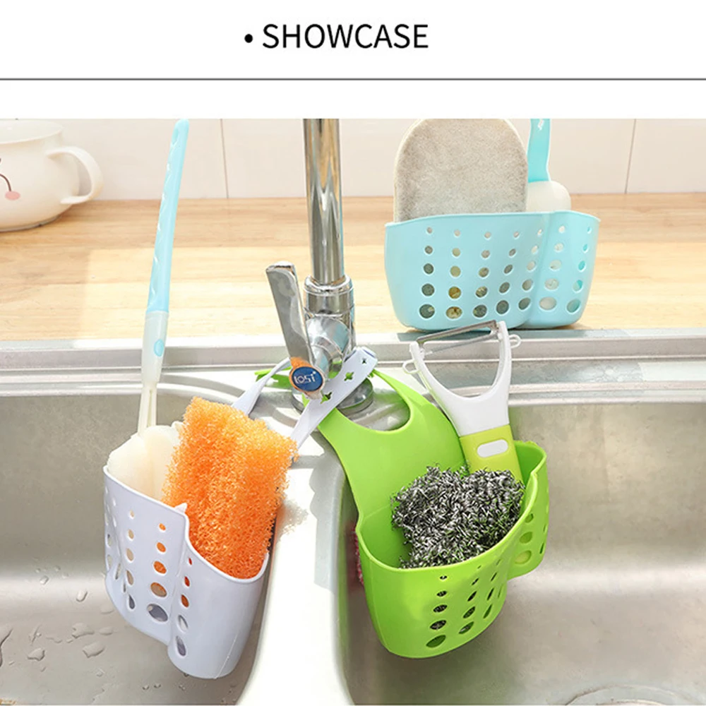 Корзина для кухонной мойки из полиэтилена регулируемая подвесная корзина