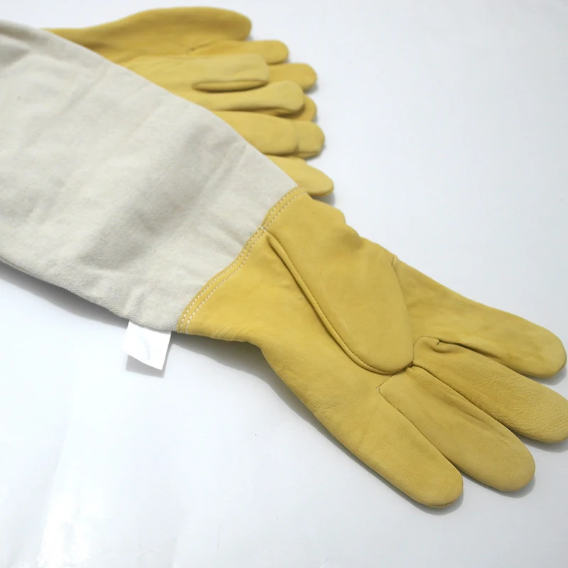 Перчатки пчеловодческие с защитой от укусов защитная одежда длинным рукавом из