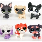 Коллекционные фигурки LPS для собак LittlePet, редкая лягушка, корова, кошка, собака, лебедь, обезьяна, игрушки для детей, подарок на Рождество