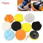 Набор для полировки автомобильной губки, 11 шт., 3 дюйма