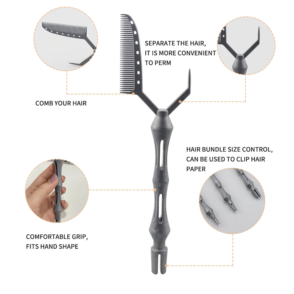 Гребень для завивки волос 3 размера/набор | Красота и здоровье