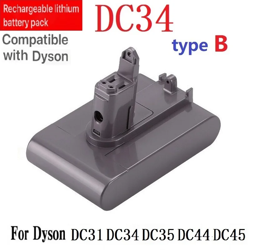 Перезаряжаемая литиевая батарея для пылесоса Dyson DC34 DC35 DC31 DC44 DC45 Animal AnimaI 22 2 в 3500 мАч