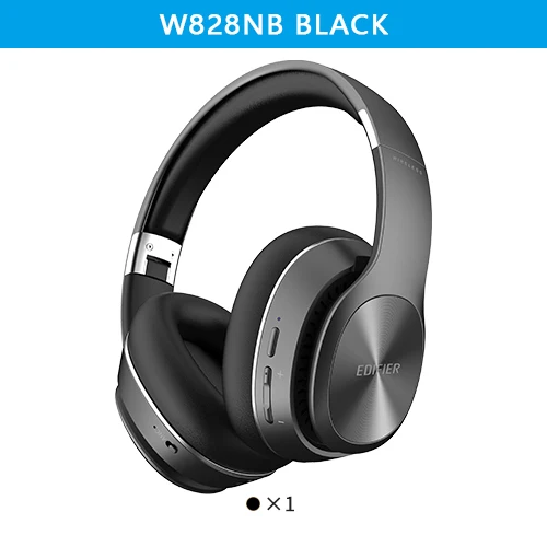 W828NB Black EDIFIER W828NB Bluetooth наушники ANC функция до 25 часов воспроизведения складной дизайн беспроводные наушники - Цвет: W828NB Black