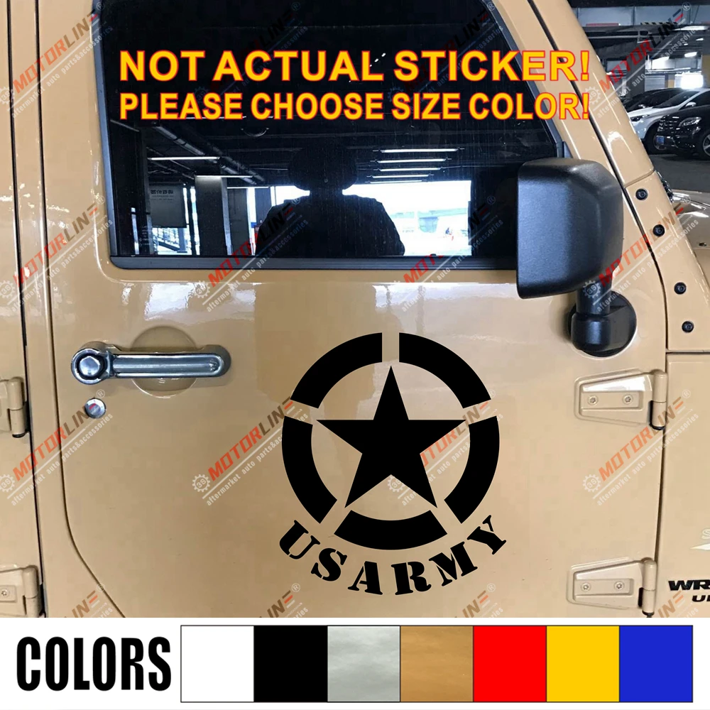 Бесплатная доставка армейская звезда WW2 наклейка для автомобиля виниловая лодка