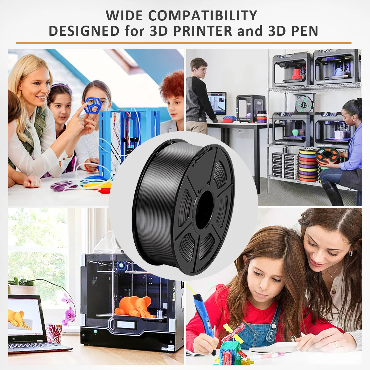Нити для 3d-печати AW PLA/PLA PLUS/ABS/PETG/SILK 1 75 мм кг в рулоне 100% без пузырьков нетоксичные