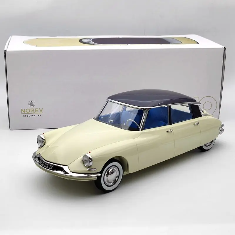 1:12 Norev для Citroen DS 19 1956 цвета шампанского и баклажана 121565 литые модели Ограниченная