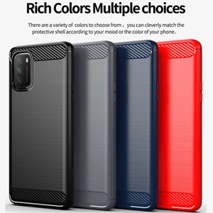 for xiaomi poco m3 case carbon fiber shockproof soft silicone cover cover for for xiaomi poco x3 nfc mi 10t lite mi 10t pro 5g free global shipping