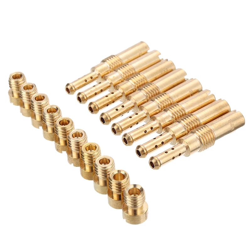 

20pcs Carburetor Main Jet Kit with Slow/Pilot Jet Set Replacement For PWK Keihin OKO CVK Motorcycle Carburetor Accessories
