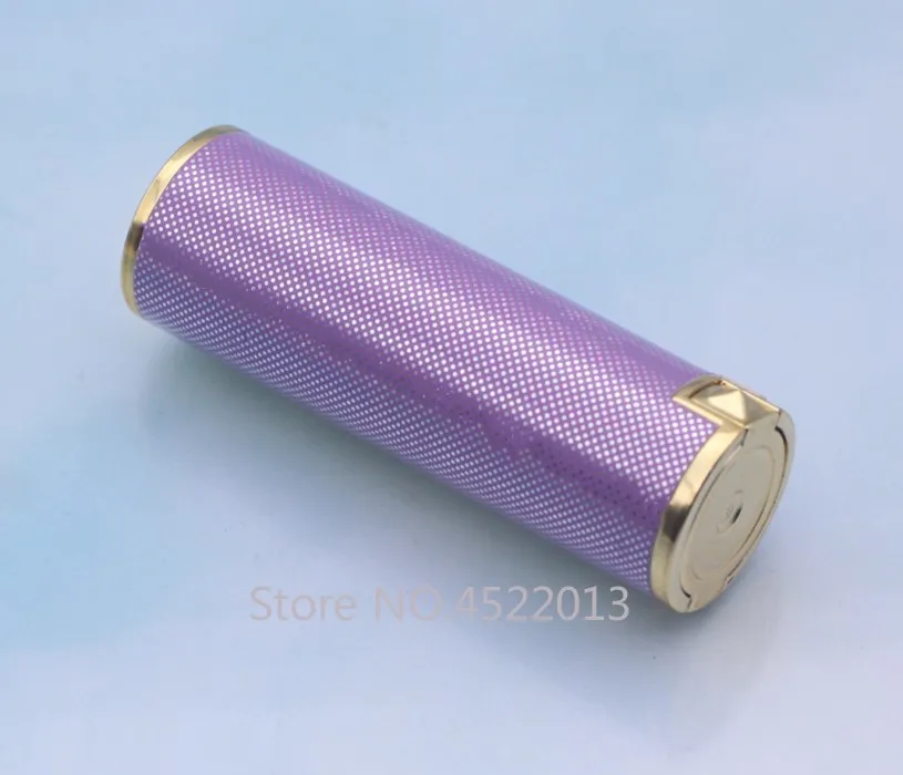 

12.1mm Round Empty Purple Lipstick Packing Tube, Plastic Porfessional Cosmetic Makeup Lip Rouge Container,Beauty Lip Balm Bottle