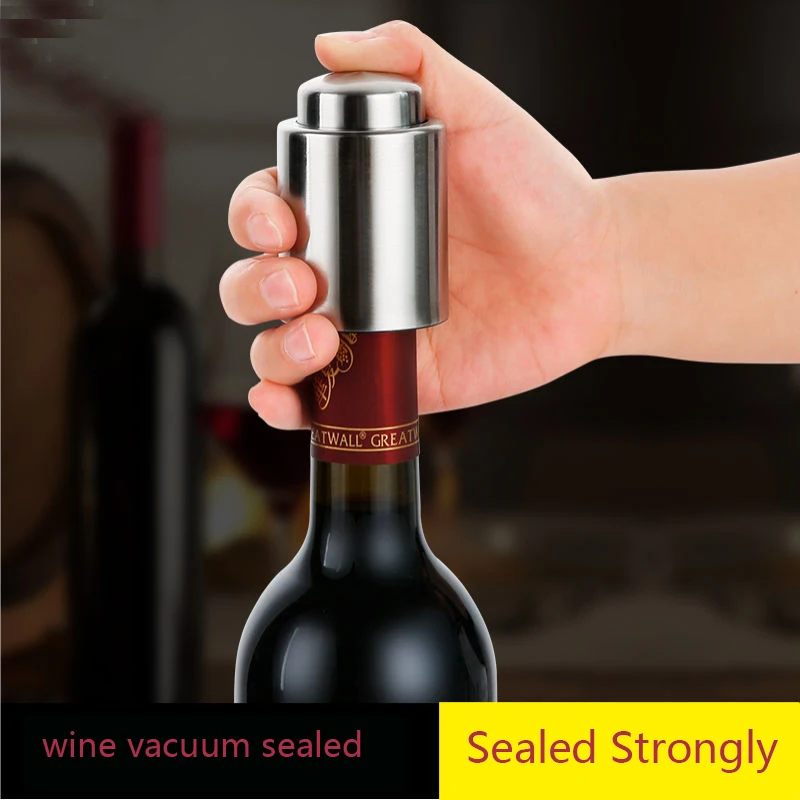 

Wine Bottle Stopper Vacuum Sealer Stainless Steel Fresh Keeper