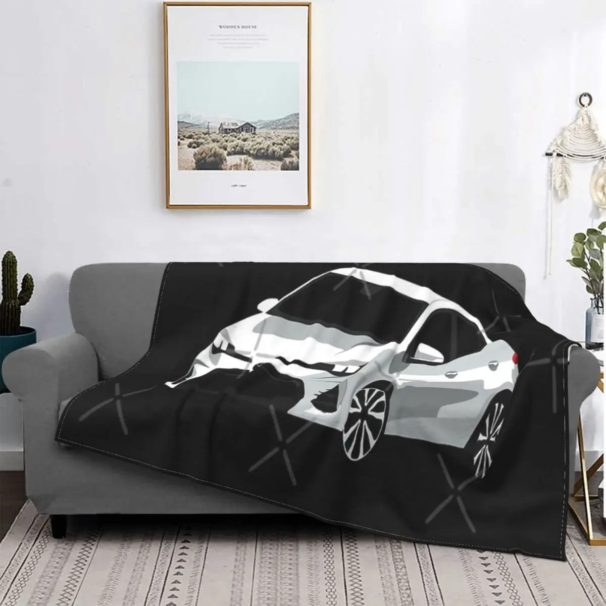 

Manta blanca Toyota Corolla, para cama colcha, funda de sofá de muselina a cuadros, Sudadera con capucha, colchas de verano