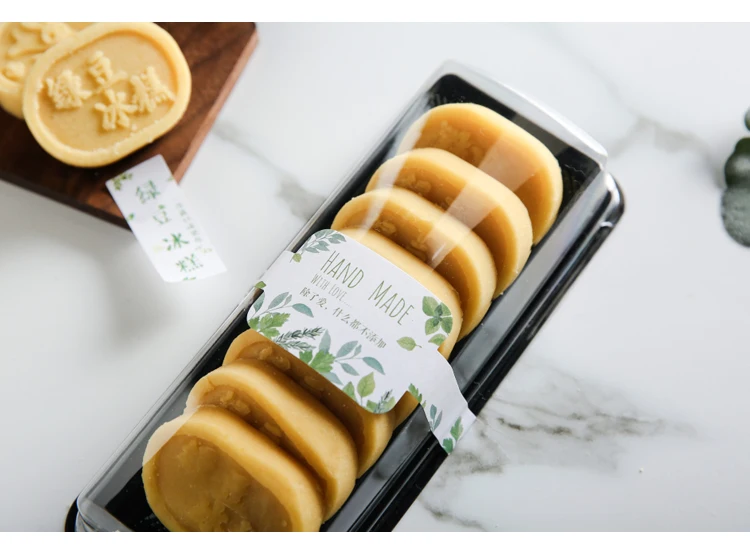 50 шт. упаковка для 8 тортов десертов блистерная коробка с наклейкой выпечки торта