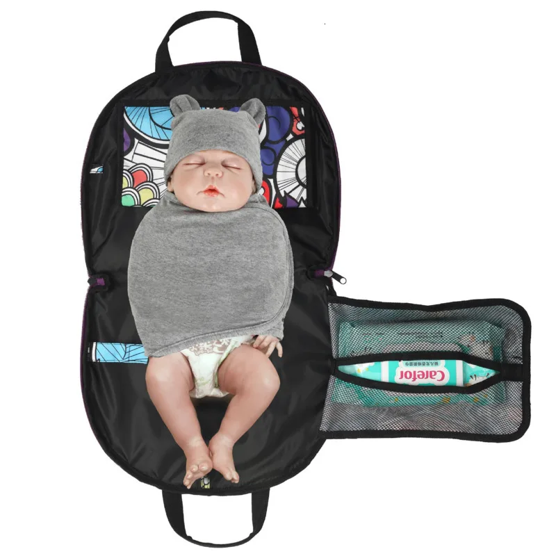 Комплект из 2 предметов Складной Водонепроницаемый пеленальный коврик для