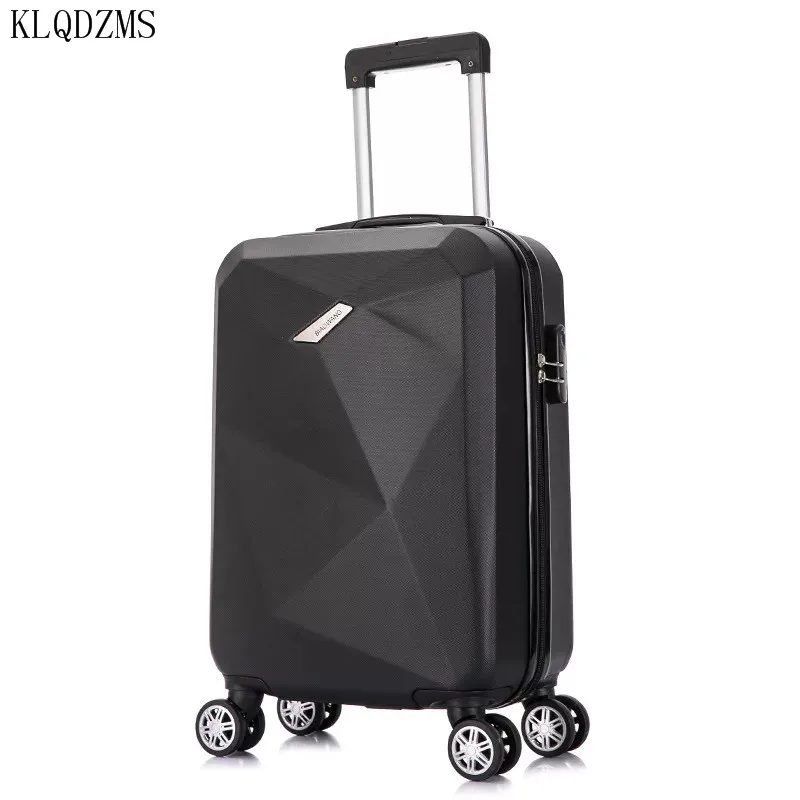 

KLQDZMS 20’’24 Inch ABS Simple Large Capacity Wheeled Suitcase Trolley Innovative Business Travel Bag Young People Hot Sell