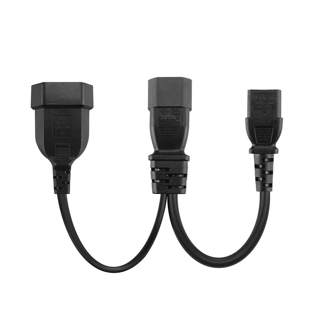 Кабель питания переменного тока IEC320 C14/C13 3 контакта на C13 отверстия европейская