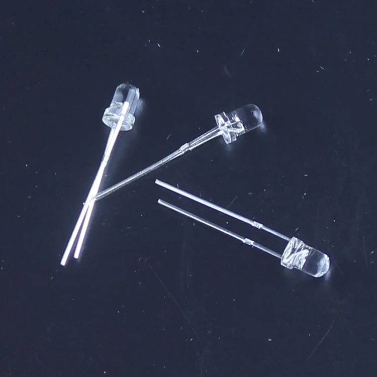 20pcs! Long life 2 long legs RGB Straw hat light Super Bright DIY Light Emitting Diode for appliances toys components red blue