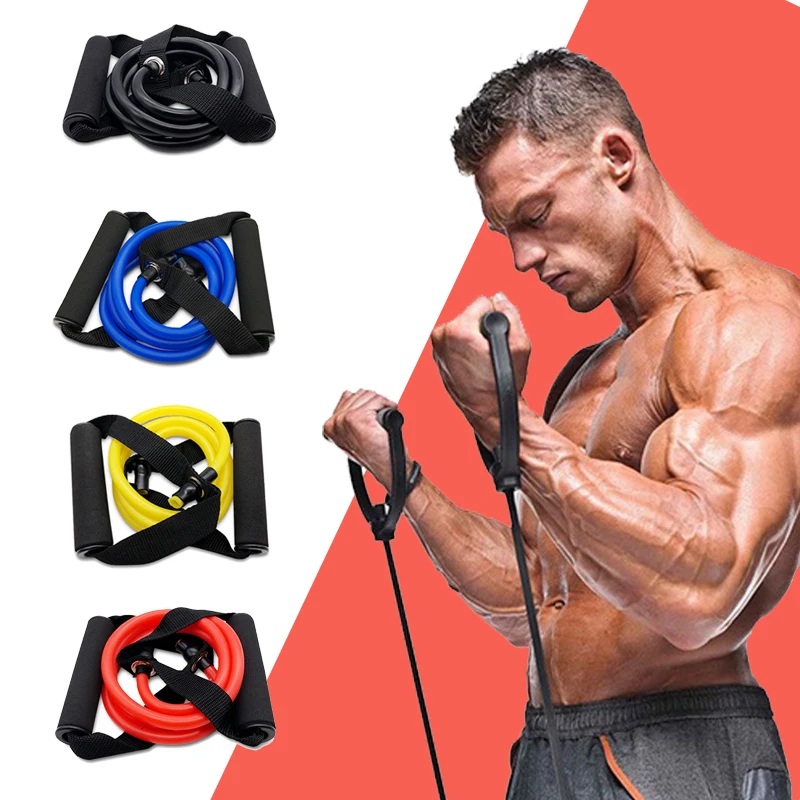 120 см Фитнес канат для перетягивания Эспандеры эластичная веревка йоги дома