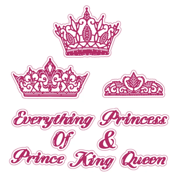 

Crowns Die Set Metal Cutting Die Scrapbook Embossed Paper Card Album Craft Template Cut Die Stencils Handmade New for 2021