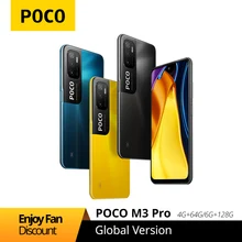 POCO M3 Pro 5G Global Version NFC Xiaomi Smartphone 6+128 Dimensity 700 Octa Core 90Hz FHD+DotDisplay 5000mAh 48MP Triple Camera