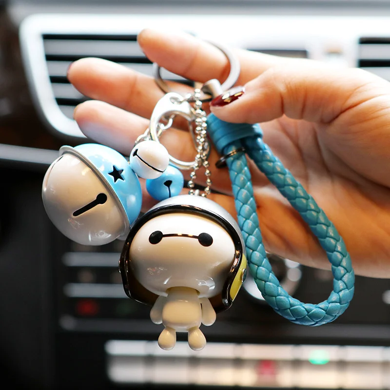 Модная белая цепочка для ключей с большим героем игрушка толстым воздушным шаром