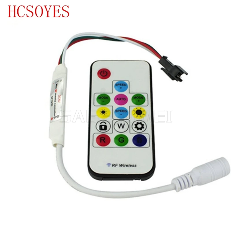 14 ключ DC 5V 12V SP103E 14Key RGB Беспроводной дистанционная мини инфракрасный светодиодный контроллер WS2812 WS2811 Цвет для 5050 5630 3528 Светодиодный световая полоса
