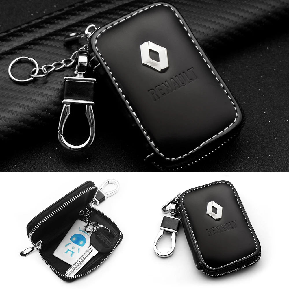 Кожаный чехол для автомобильных ключей Чехол ключа дистанционного управления