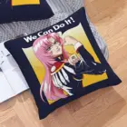 Utena может это сделать! Наволочка с надписью, наволочка из хлопка и льна, плюшевый помпон, революционная наволочка для девушек, Utena, Shoujo Kakumei