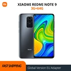 Redmi Note 9 смартфон с 5,99-дюймовым дисплеем, восьмиядерным процессором MTK Helio G85, ОЗУ 3 ГБ, ПЗУ 64 ГБ, 48 МП, 6,53 мАч