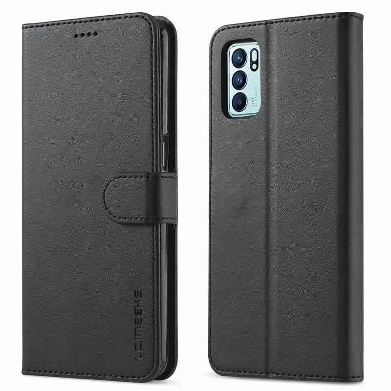

Case For OPPO Reno 6 Pro Case Cover OPPO Reno 6 Wallet Book Leather Bags Cover For OPPO Reno 6 Phone Cases Funda Capa