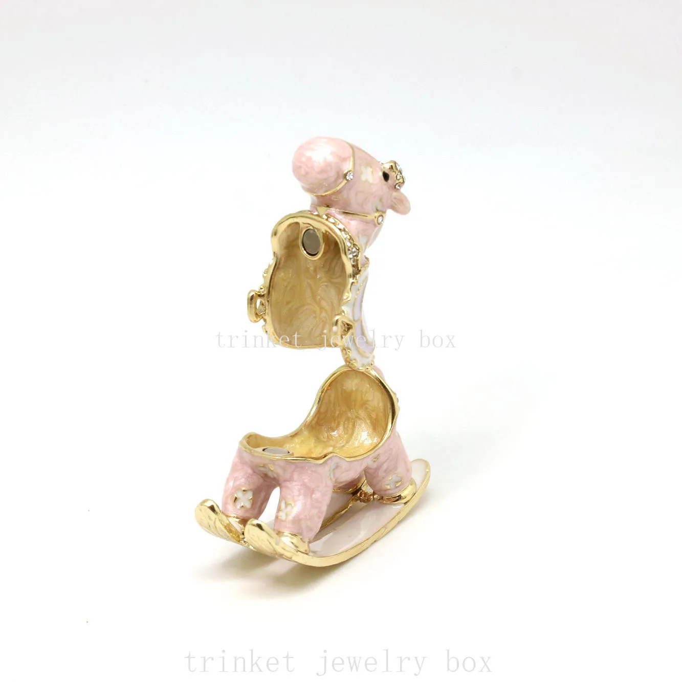 Rocking Horse Trinket Box Decorative Horse Collectible Figurine