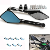 universal motorcycle rear view mirror sports car rearview mirror cnc aluminum alloy rear view mirrors motorbike accessories