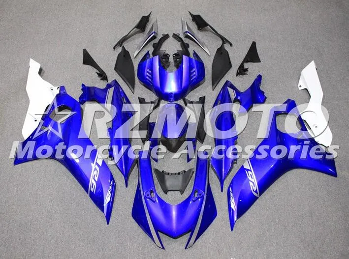 

Новый комплект обтекателей для мотоцикла ABS, подходит для YAMAHA YZF-R6 2017 2018 2019 2020 R6 17 18 19, синий и белый корпус