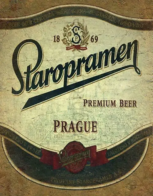 

Staropramen Beer PUB BAR MAN CAVE METAL TIN SIGN POSTER WALL PLAQUE
