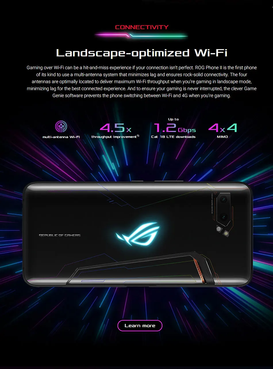Global Firmwar Asus ROG Phone 2 8 Гб 128 ГБ игровой телефон ROG Phone II ZS660KL 6,59 дюймов 8 Гб 128 ГБ Snapdragon 855+ 6000 мАч мобильный телефон