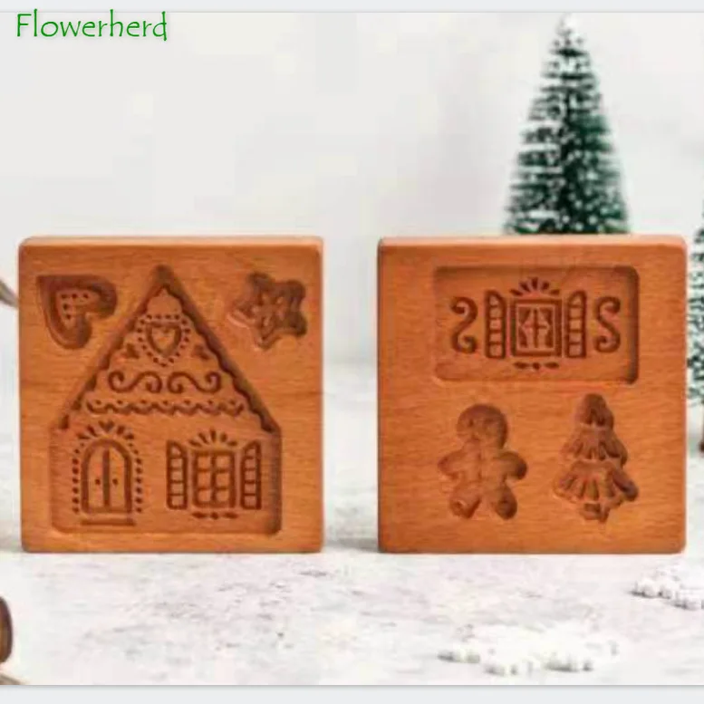 Форма для печенья деревянная форма имбиря пресс 3D тиснения торта инструменты