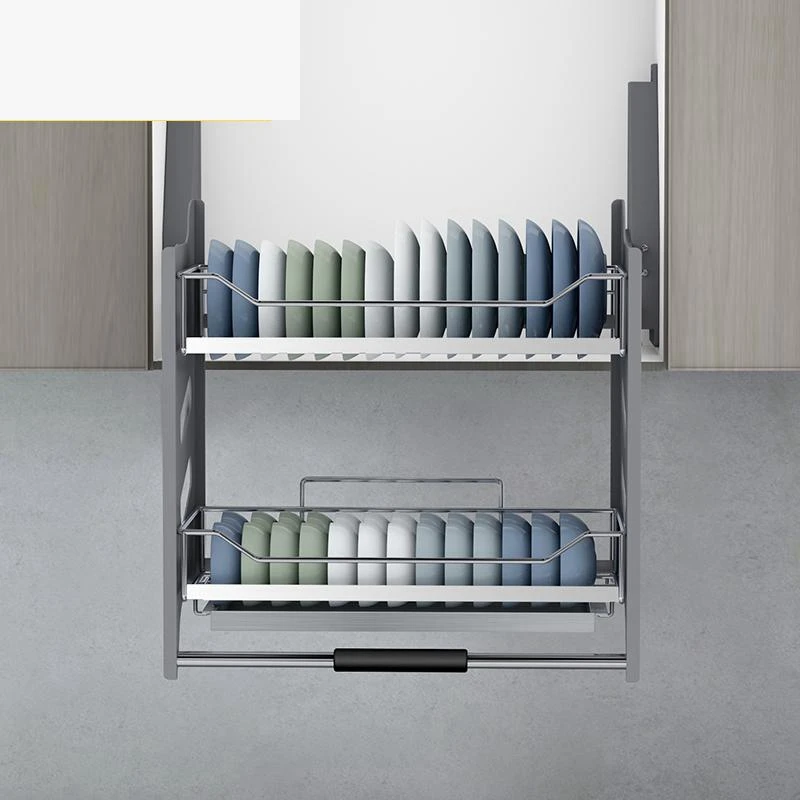 cupboard drainer mutfak dish rack cestas para organizar stainless steel hanging organizer cocina kitchen cabinet storage basket free global shipping