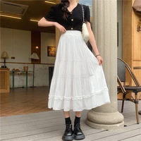 cheap wholesale 2021 spring summer autumn new fashion casual sexy women skirt woman female ol long skirt pleated skirt vy1485