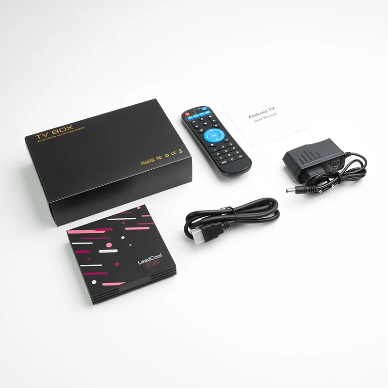 

Leadcool Play Android TV Box 4K 1080P Android 9.0 RK3318 Quad Core Smart TV Box 2G 16G 4G 64G Media Player Set Top Box Full HD