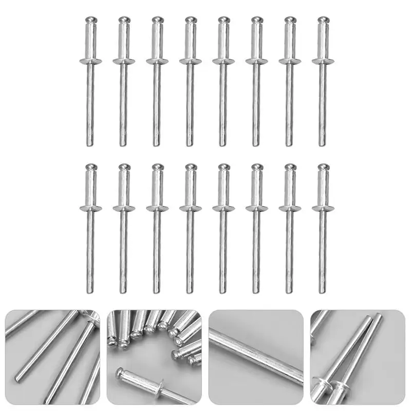 

400Pcs Blind Rivet Self-plugging Rivets Open End Decorating Fastener Nails