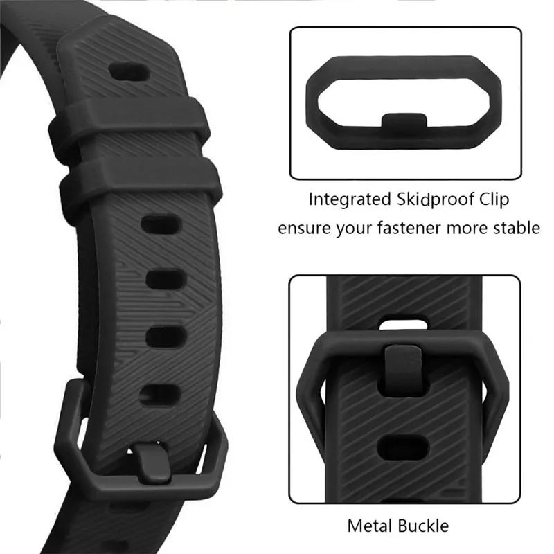 Сменный силиконовый резиновый ремешок браслет для Fitbit Alta/ Alta HR 2017 маленький или