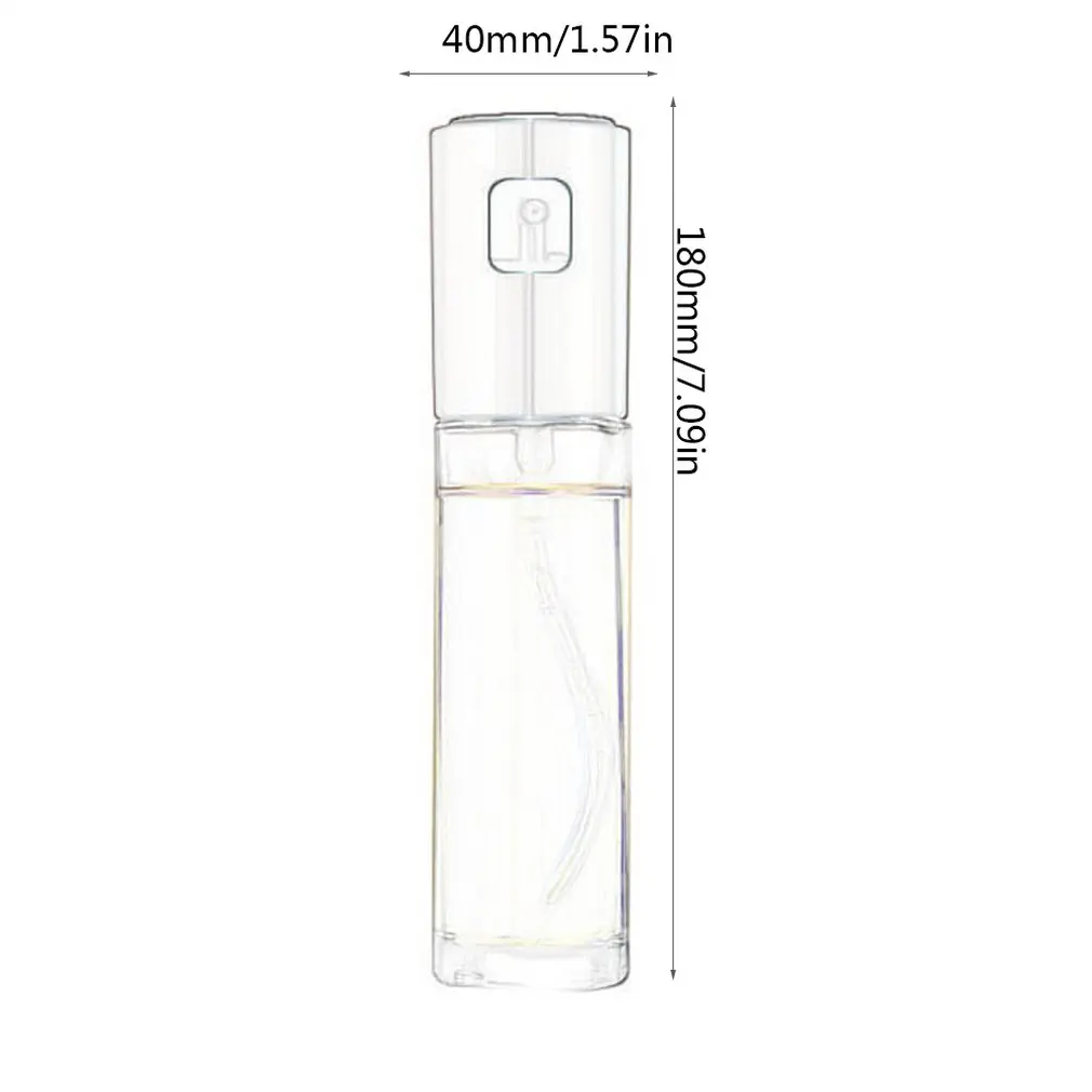 

Olive Oil Sprayer Dispenser for Cooking, Food-Grade Glass Oil Spray Transparent Vinegar Bottle Oil Dispenser 100ml for Kitchen