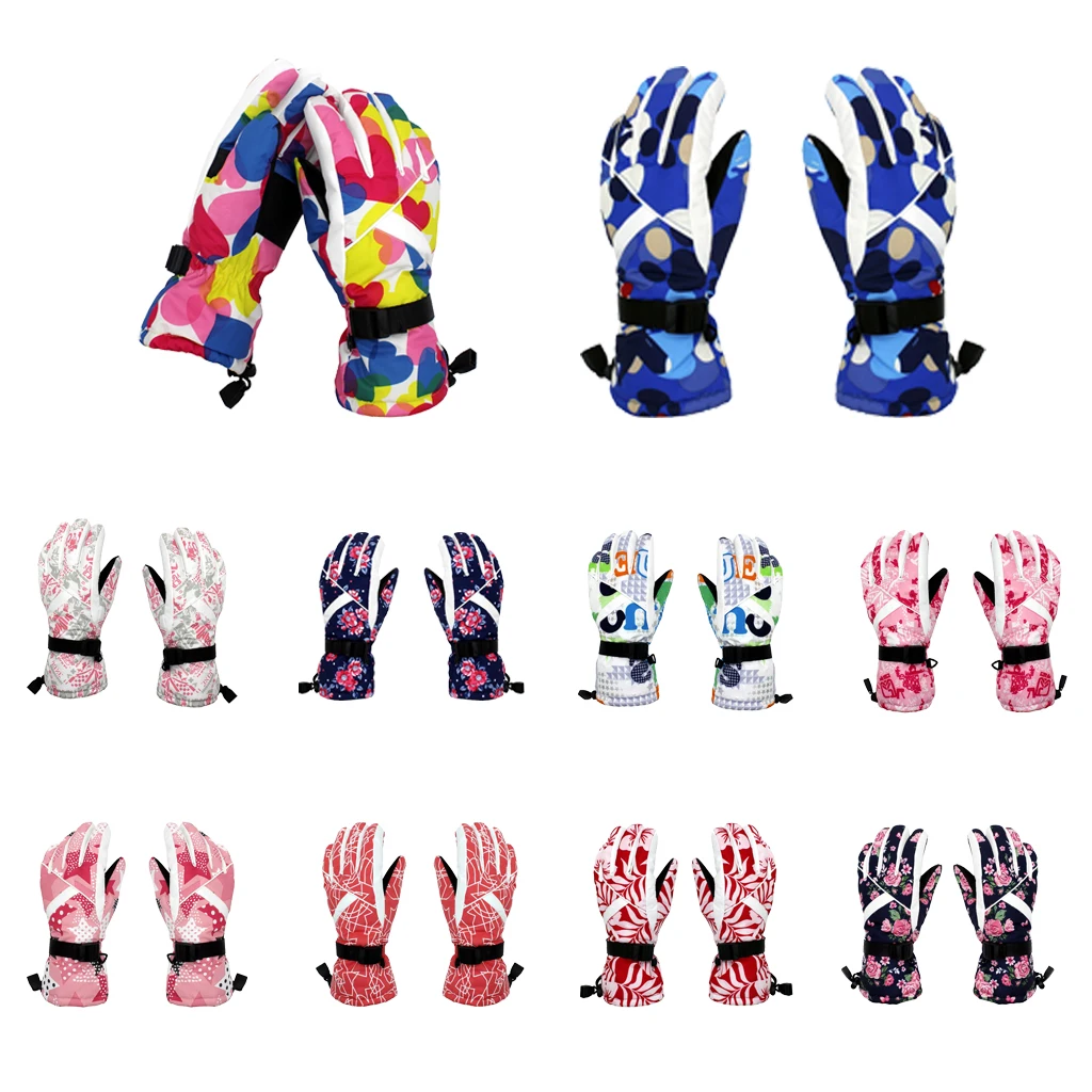 Зимние спортивные теплые водонепроницаемые лыжные перчатки для снега сноуборда